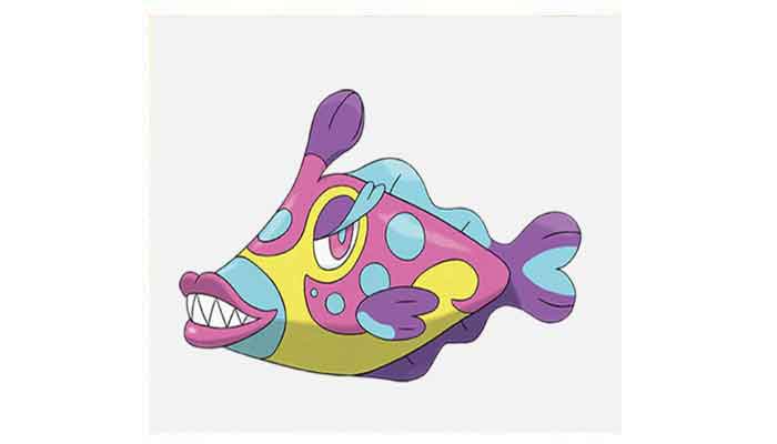 purple fish pokemon