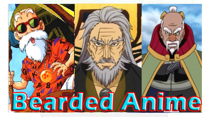 bearded anime characters